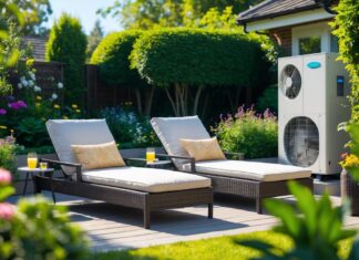 Sådan skaber du den perfekte haveoase med varmepumpe og solsenge til haven