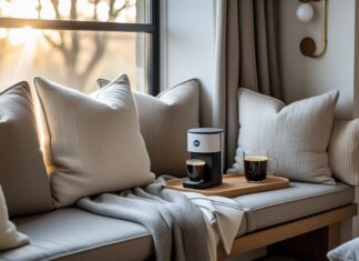 Sådan skaber du den perfekte hyggekrog med gavlpuder og en kapsel kaffemaskine til hjemmet
