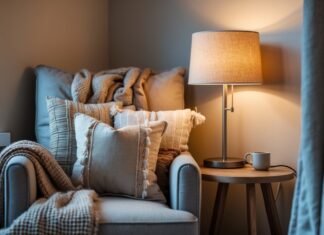 Sådan skaber du den perfekte hyggekrog med pyntepuder og sengelampe med lysdæmper