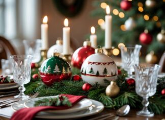 Sådan skaber du den perfekte juleborddækning med keramiske juletræskugler