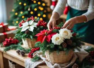 Sådan skaber du den perfekte juledekoration med blomsterkurve til juledekorationer