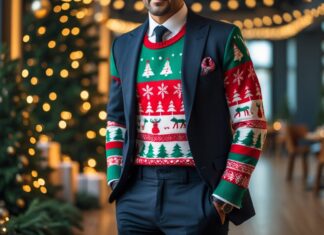 Sådan skaber du den perfekte julefrokoststil med habitbukser og julesweater