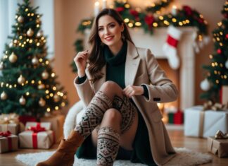 Sådan skaber du den perfekte juleoutfit med strømpebukser til kvinder