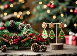 Sådan skaber du den perfekte julestemning med julekranse og øreringe til voksne til jul