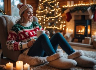 Sådan skaber du den perfekte julestemning med julesweater og hyttesko til hyggelige stunder