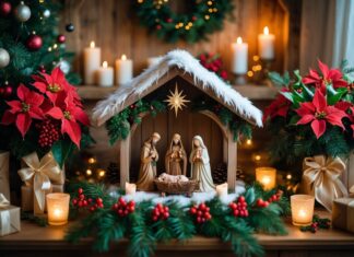 Sådan skaber du den perfekte julestemning med krybbespil og smukke julebuketter til jul