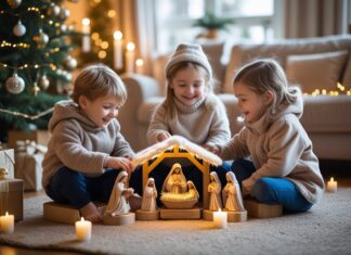 Sådan skaber du den perfekte julestemning med krybbespil til børn og børneskamler