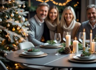 Sådan skaber du den perfekte julestemning med kunstigt juletræ og spisebord med hollandsk udtræk