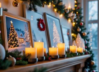 Sådan skaber du den perfekte julestemning med lysholdere og smukke julebilleder