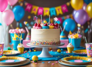 Sådan skaber du den perfekte kagefest med pynt til festartikler