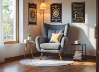 Sådan skaber du den perfekte læsekrog med lænestol tilbud online og personlige plakater