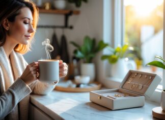 Sådan skaber du den perfekte morgenrutine med kaffe og smykkeopbevaring til hjemmet