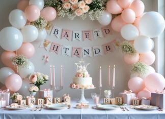 Sådan skaber du den perfekte pynt til fest ved barnedåben