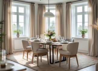 Sådan skaber du den perfekte spisestue med gardiner i Fredericia