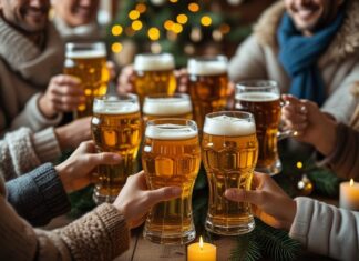 Sådan skaber du den perfekte stemning med ølglas til julefrokosten