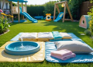 Sådan skaber du den perfekte udendørs legeplads med soppebassin og baby sengetøj til børn
