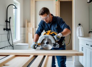 Sådan skaber du det perfekte badeværelse med en rundsav med skinne guide