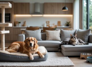 Sådan skaber du det perfekte hjem til både katte og hunde