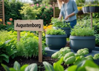 Sådan skaber du en frodig have med nyt skilt Augustenborg og selvvandingspotter