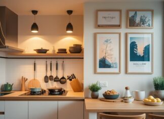 Sådan skaber du en hyggelig atmosfære i køkkenet med plakater til stuen online