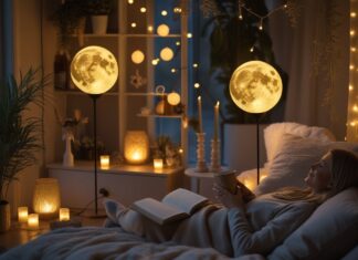 Sådan skaber du en hyggelig atmosfære med månelamper og smukke dekorationer