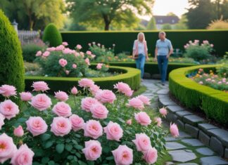 Sådan skaber du en smuk have i Odense med smukke lyserøde roser