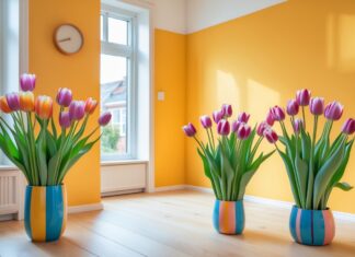 Sådan skaber du et farverigt hjem med tulipanløg og maling i Ribe