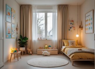 Sådan skaber du et hyggeligt børneværelse med plakater og gardiner i Hørsholm