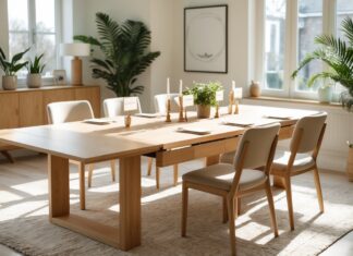 Sådan skaber du et personligt hjem med navneskilte og spisebord med hollandsk udtræk