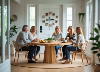 Sådan skaber du et personligt hjem med runde spiseborde og bogstaver til døren