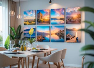 Sådan skaber du et personligt spiseområde med foto på lærred løsninger