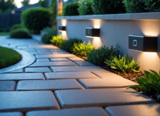 Sådan skaber du et smukt og sikkert udendørsområde med rene fliser og udendørslamper med sensor