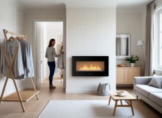 Sådan skaber du et stilfuldt hjem med en væghængt biopejs og praktiske løsninger til tørring af tøj