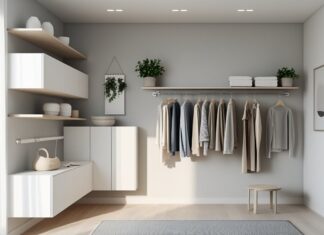 Sådan skaber du et stilfuldt hjem med væghængte møbler og bøjlestænger til væg