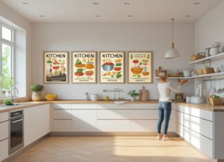 Sådan skaber du et stilfuldt køkken med plakater til køkkenet og smarte opbevaringsløsninger