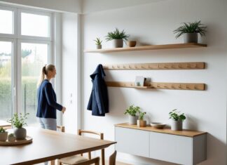 Sådan skaber du et stilfuldt og funktionelt spiseområde med knagerække med hylde løsninger