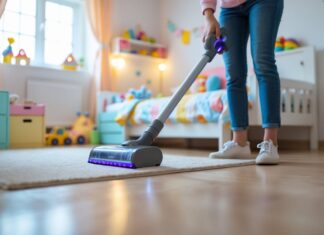 Sådan skaber du et trygt og rent børneværelse med den rette belysning og en ledningsfri støvsuger