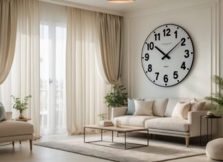 Sådan skaber du harmoni i hjemmet med gardiner og vægure med tal