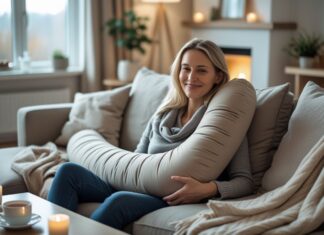 Sådan skaber du hygge i stuen med en pude til voksne med pølseform