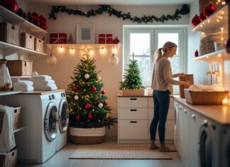 Sådan skaber du julestemning med praktisk bryggersopbevaring
