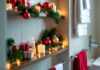 Sådan skaber du julestemning på badeværelset med en badeværelseshylde til dit hjem