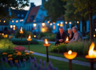 Sådan skaber du stemning med farver og havefakler i Viborg