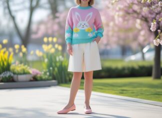 Sådan styler du dine ballerinasko til forårsfesten med en påskesweater