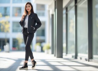 Sådan styler du dine jakker med snøresko til damer