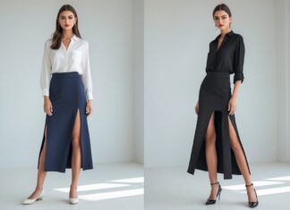 Sådan styler du en nederdel med slids til hverdag og fest