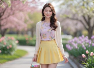 Sådan styler du korte nederdele til påskeoutfits