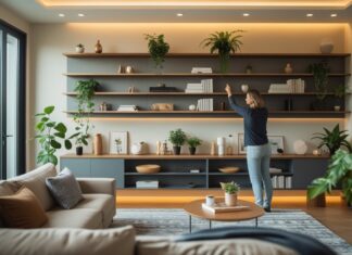 Sådan vælger du de perfekte hylder til stuen: inspiration til hjemmet