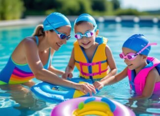 Sådan vælger du det bedste udstyr til svømmeeventyr med børn