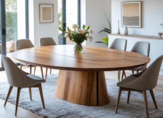 Sådan vælger du det perfekte elipse spisebord i træ til din spisestue