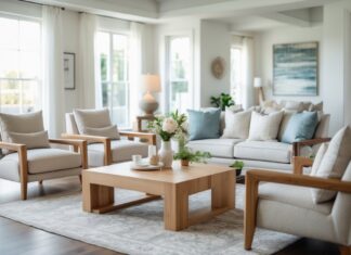 Sådan vælger du det perfekte sofabord til stuen med armlænsstole